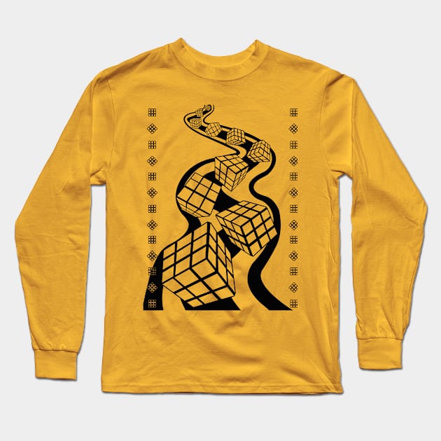 Flowing Boxes Long Sleeve T-Shirt by golden